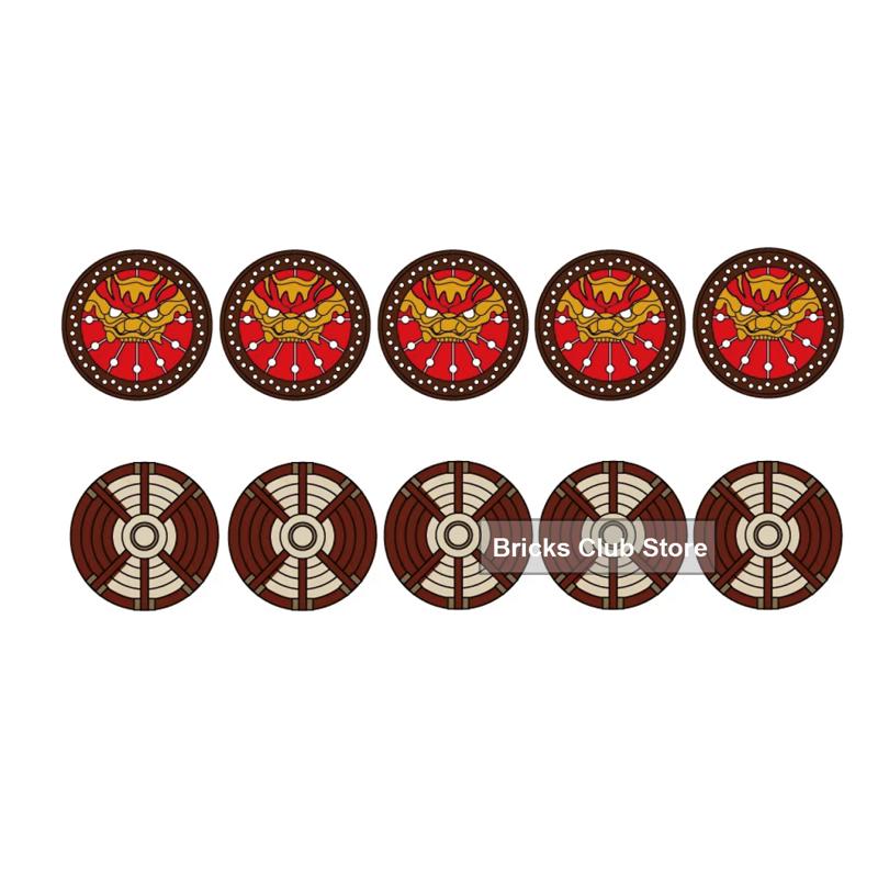 MOC Medieval Knights Building Blocks Accessories Plumes Pauldron Fence Helmet Shield Plush Cloak Soldier Weapons MOC Mini Bricks