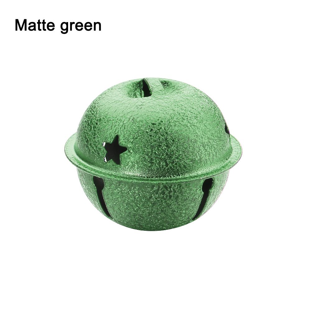 10 Stück 40mm Basteln Haustierbedarf Weihnachtsbaumdeko Tropfenornamente Mattglänzende Glocken Helles Eisen Klingel