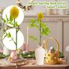 Sztuczne kwiaty, Dekoracyjne kompozycje kwiatowe z rzodkiewką wielkanocną i cytryną, Odpowiednie na domowe przyjęcie, do wazonu, jako centralne elementy dekoracyjne, 6 szt.