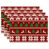 Ugly Sweater Xmas Placemats Heat Resistant Table Decor Kitchen Breakfast Dining Room Festive Dinners Family Reunions Home Decor