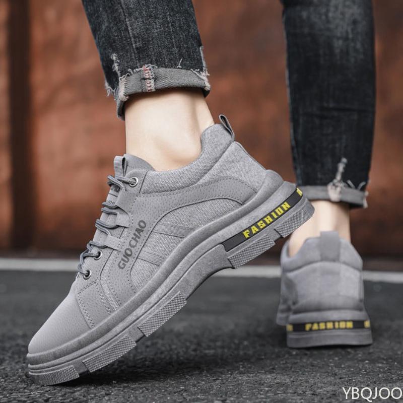 Fashion Spring Autumn Men's Anti slip Wear resistant Casual Board Shoes Simple Comfortable Daily Casual Fashionable Men's Shoes