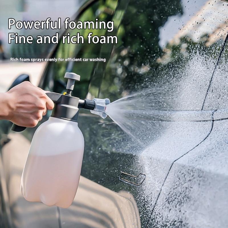 2 In 1 Foam Jet Nozzle & Splashes Guard Foaming Nozzle with Protective for Automotive Detailing Kitchen Equipment Washing
