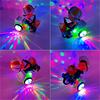 Tipmant Baby Toddler Electric Tricycle Toy Cartoon Motorcycle Vehicle Stunt Performance, Music, Luminous Lights, Kids Birthday Gifts (Boy)