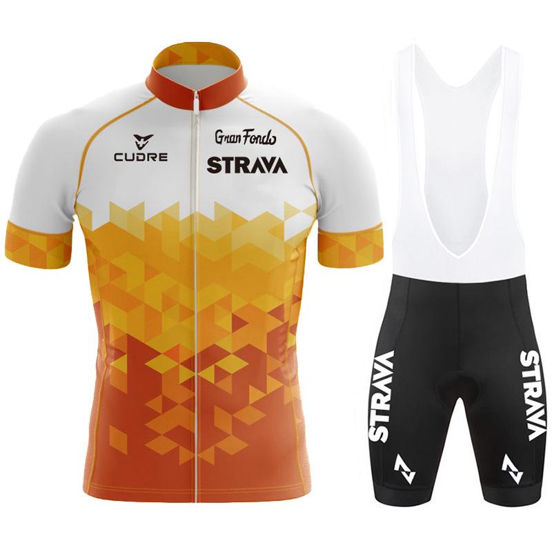 2022 event cycling suit Strava Tour de France short-sleeved overalls cycling suit