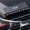 High Quality Alloy Car Temporary Parking Card Phone Number Plate For BMW Mini Cooper R50 R53 R55 R56 R60 R61 F54 F55 F56 F60