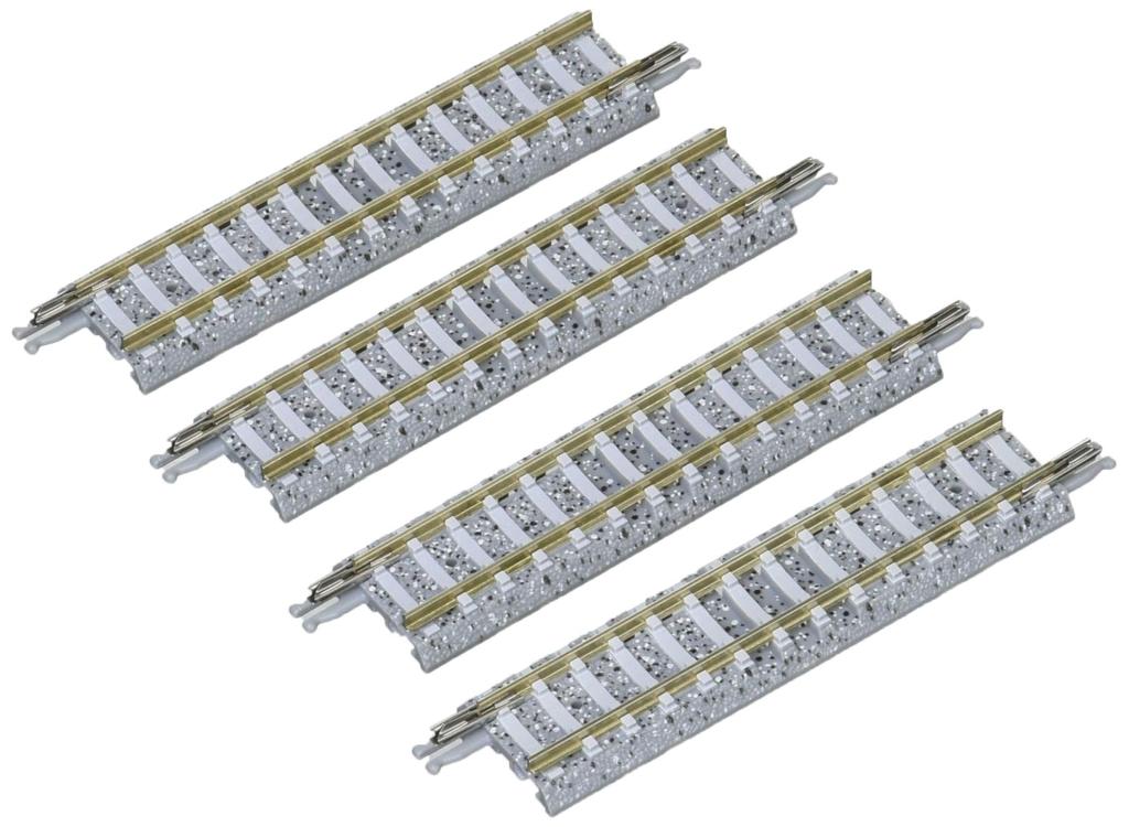 TOMIX N Gauge Straight PC Rail F Set of 4 1013 Railway Model Supplies S72.5-PC