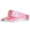 Hip-hop Style Empty Top Hats Plain Bling Sunscreen Hat Laser Baseball Caps  Tennis Golf