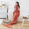 Mermaid Fish Scale Knitted Blanket - Fish Tail Design (Tax Excluded)