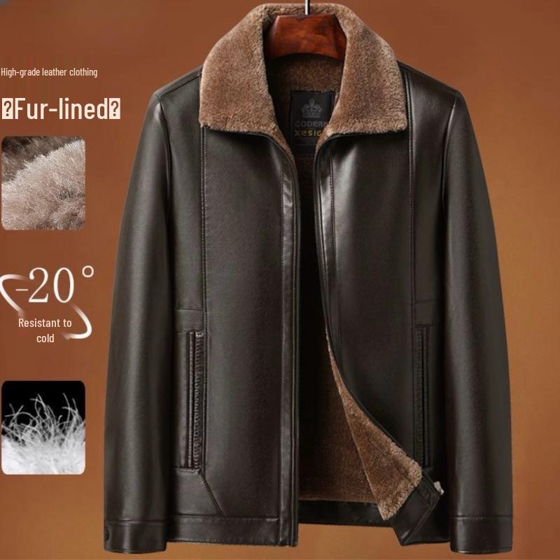 Gilet in Cotone Taglie Forti da Uomo - Corto, Caldo, Foderato in Velluto - Outfit da Papà Senza Maniche Autunno/Inverno