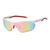 STORY Spring Hinge Sports Sunglasses UV Protection Mirrored Blue for Men Women Outdoor Cycling S3018G