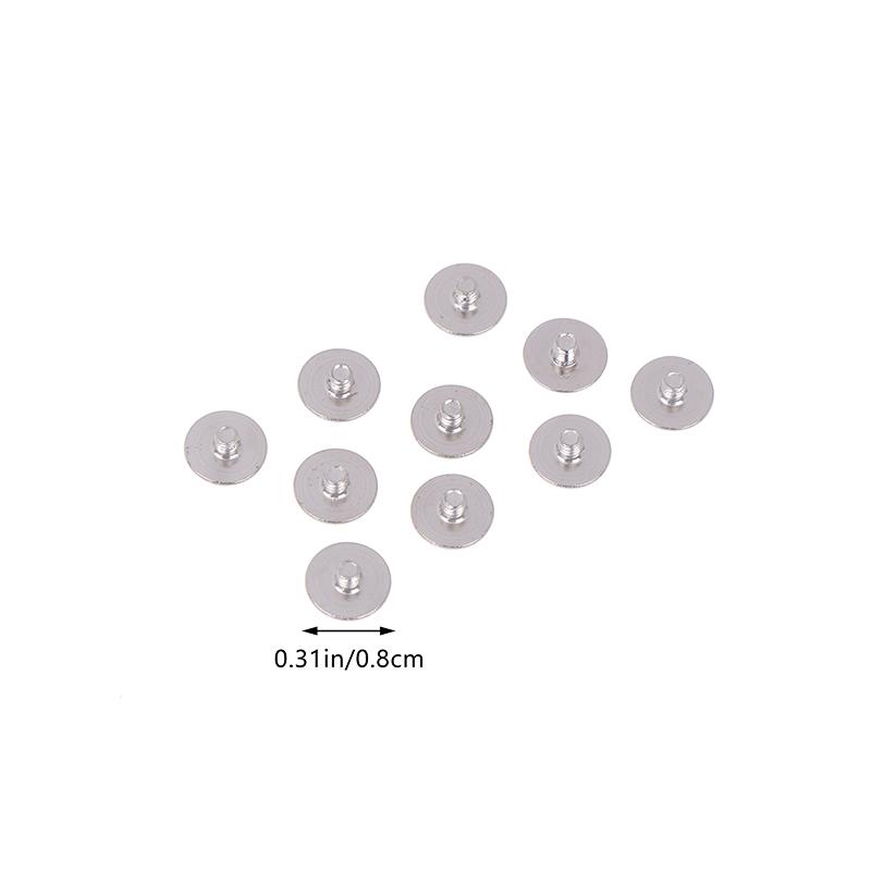 10Pcs Big Flat Head Laptop Lcd Axis Shaft Hinge Screws Carbon Nickel Plating For A315-42 A315-54 A315-56 N19C1