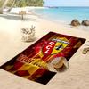 Racing Club De Lens Personalized Printed Beach Towel Soccer Logo Support Custom Name Text Absorbent Towel For Sport Travel Special Gift