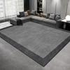 Luxuriöser geometrischer goldfarbener Teppich, moderne schwarze und graue abstrakte Bodenmatte für Wohnzimmer und Schlafzimmer, rutschfester waschbarer Teppich