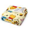 Couverture de couverture de dessin animé Winnie l'Ourson Flanelle Porcinet Tigrou Bourriquet Couvertures légères pour Chambre à coucher Canapé Couvre-lit
