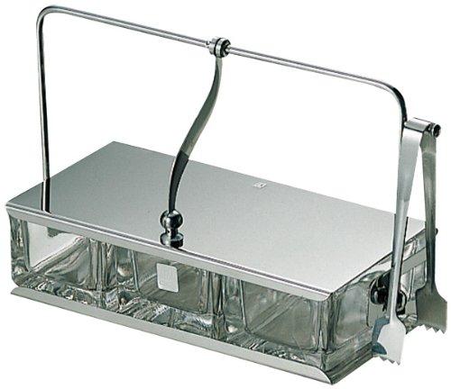 

Condiment Container (with glass core and tongs) No. 553