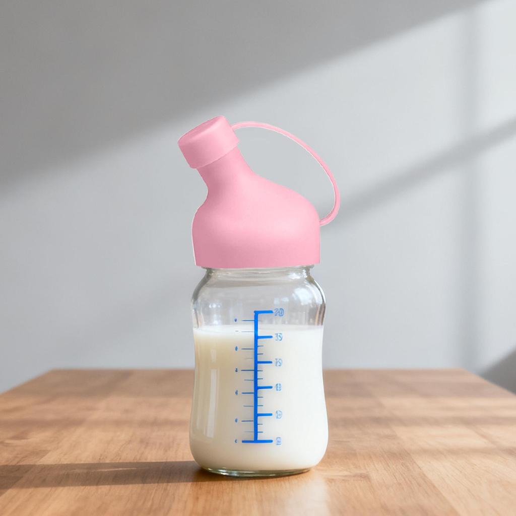 Milk Container Lids Silicone Milk Jug Pour Spout Covers Replacement Lid for Family Kitchen Pantry Refrigerator Travel Picnic