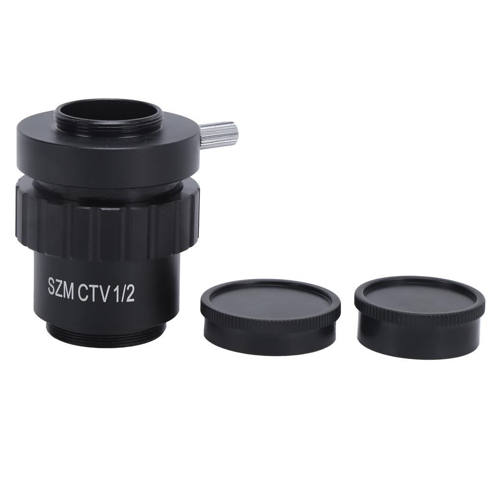 C Mount Microscope Camera Adapter Trinocular Stereo Microscope Adapter Lens SZM CTV 1 2