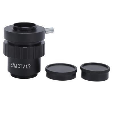C Mount Microscope Camera Adapter Trinocular Stereo Microscope Adapter Lens SZM CTV 1 2