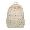 Embroidery Students School Bag Korean Style Floral Shoulder Bag Floral Backpack Rucksacks Teenager