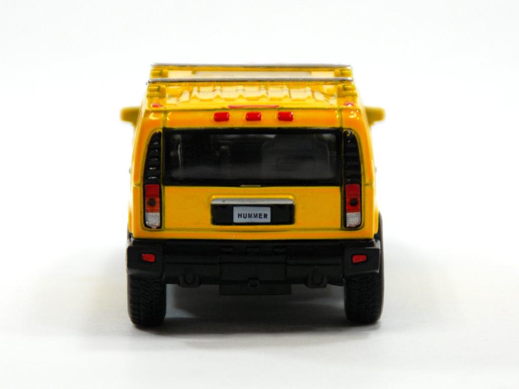 KiNSMART Hummer H2 SUV Amarelo Caixa de Janela 140 200-527