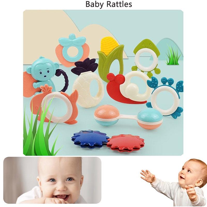 Baby Rattle Gift Set 10 Piece Bundle For Newborns