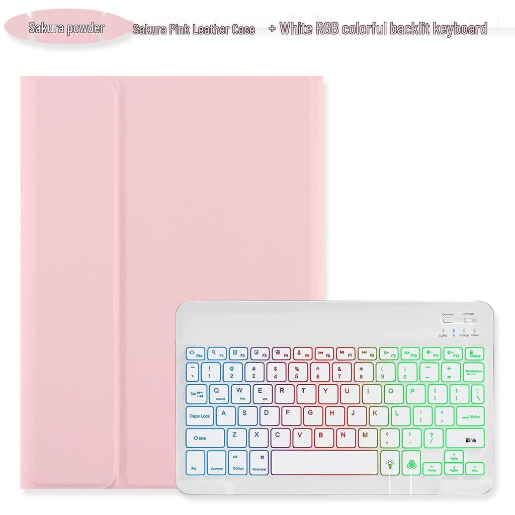 Lenovo M11 Tablet Protective Case with Colorful Backlit Bluetooth Keyboard (2025)