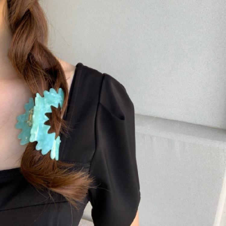 Non-Slip Hair Claws Colourful Flower Jaw Clips Ponytail Catch Barrette Hairpins