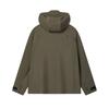 Fila White Minimalist Fashion Classic Solid Color Casual Outdoor Versatile Comfortable Hooded Woven Jacket Men Jacket Dark-Brown F11M613703FBN