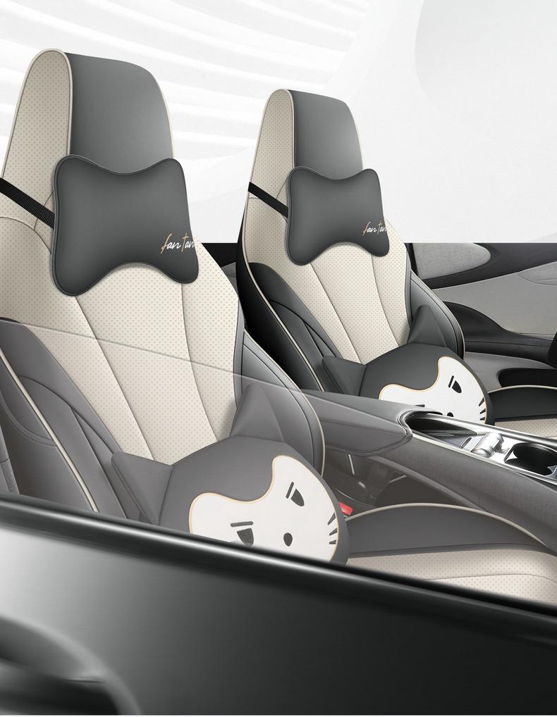 BYD Dolphin Universal Cartoon Seat Cover, Full-Coverage Cushion for All Seasons