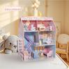 Non-Toxic Miniature Doll House Kit Handmade 3D Puzzle Assemble Model Building Toys Room Decoration Paperboard Craft Children Birthday Gift