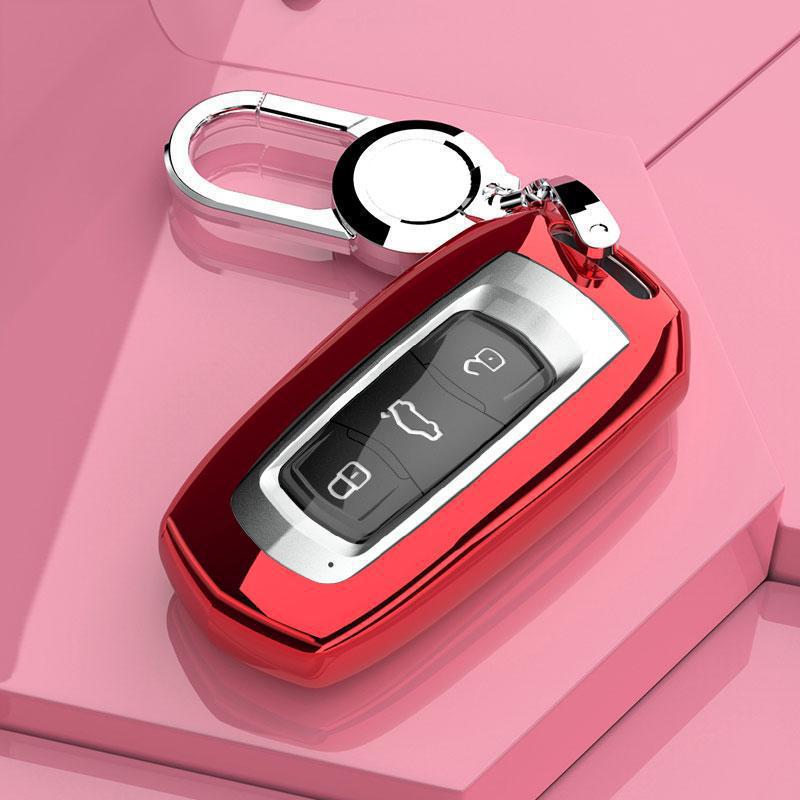 Étui à clé Geely Geometry Emgrand EV: Coque intégrale pour télécommande de véhicule à énergie nouvelle 16-24