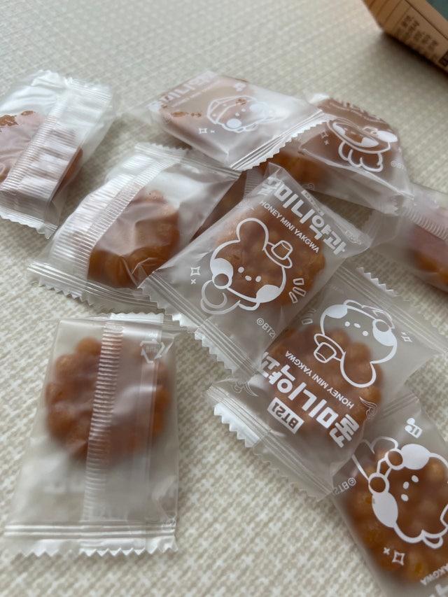 [BT21] Honey Mini Yakgwa 110g | Individually Wrapped Korean Traditional Cookies