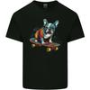 A Colourful French Bulldog On a Skateboard Kids T-Shirt Childrens