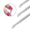 Stainless Steel Double-Ended Nail File & Remover Tool for Hand & Nail Care