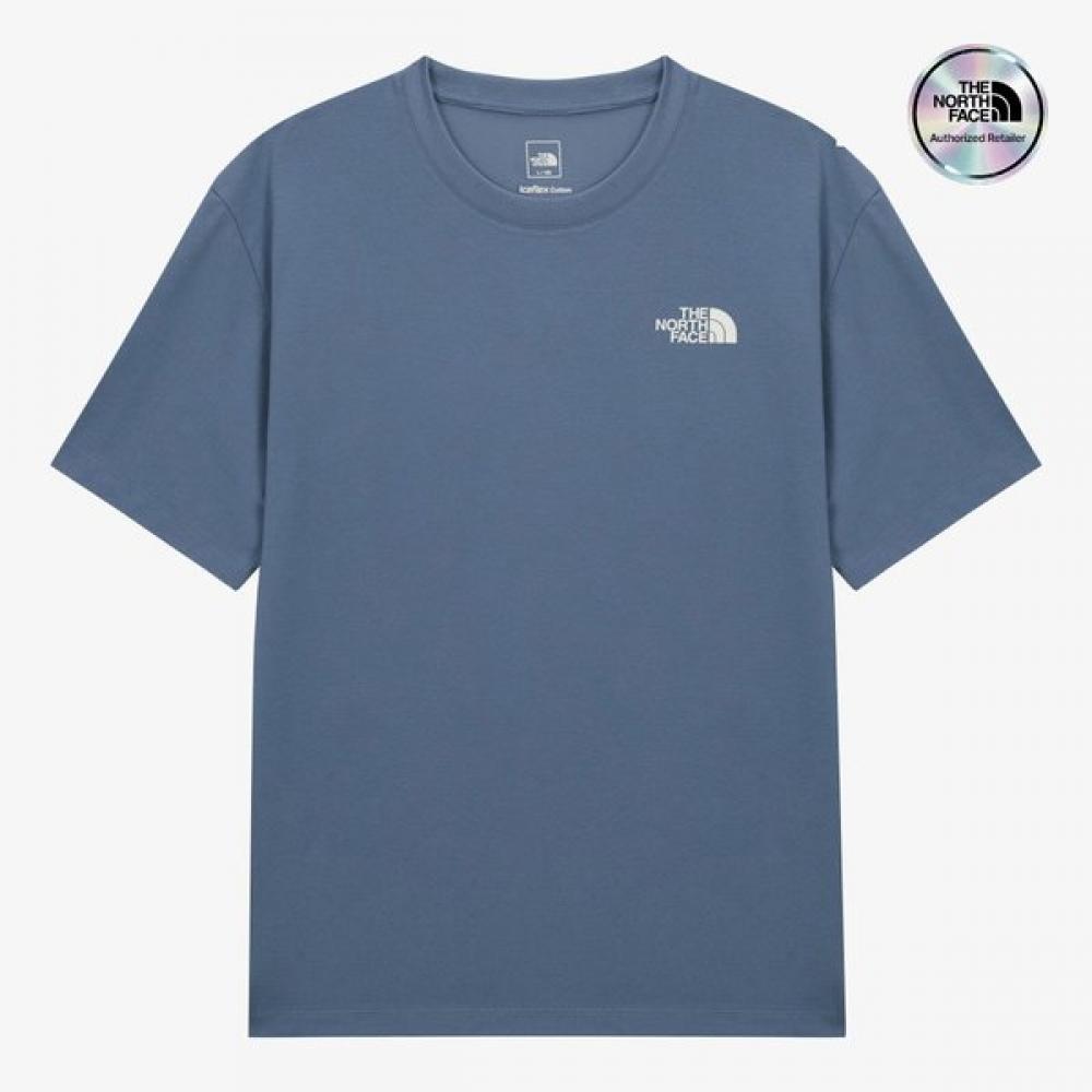 The North Face Men S proStel Short Sleeve Tee grayiSh Blue GRAYISH BLUE/090