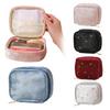 Velvet Small Cosmetic Case Women Travel Makeup Bag Star Pattern Cosmetic Bag Zippered