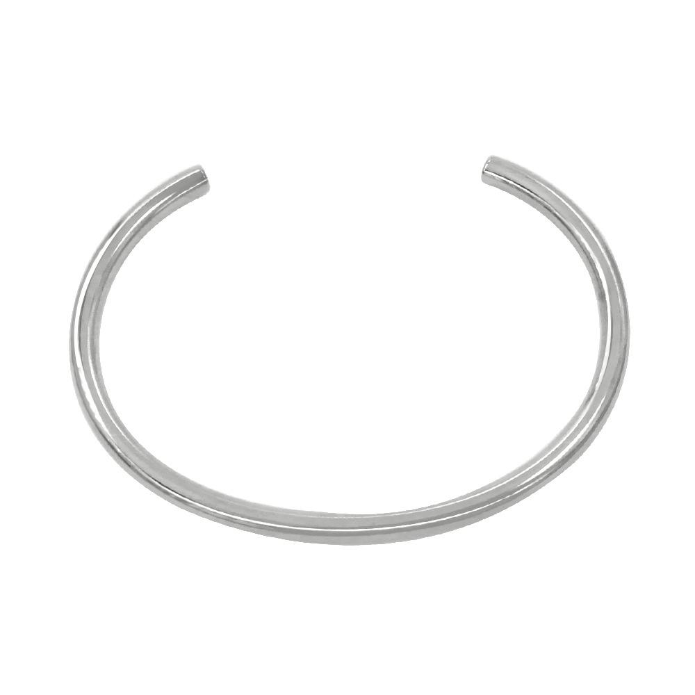 Stylish Geometric Line Bangle Necklace Set in 18K Gold-Plated Titanium Steel Jewelry for Women