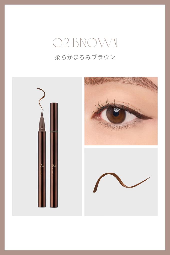 Ririmew Long Keep Liner produced by Rino [Riri Miu] [Cosmetics Sashihara/Liquid Eyeliner] (01 Black)