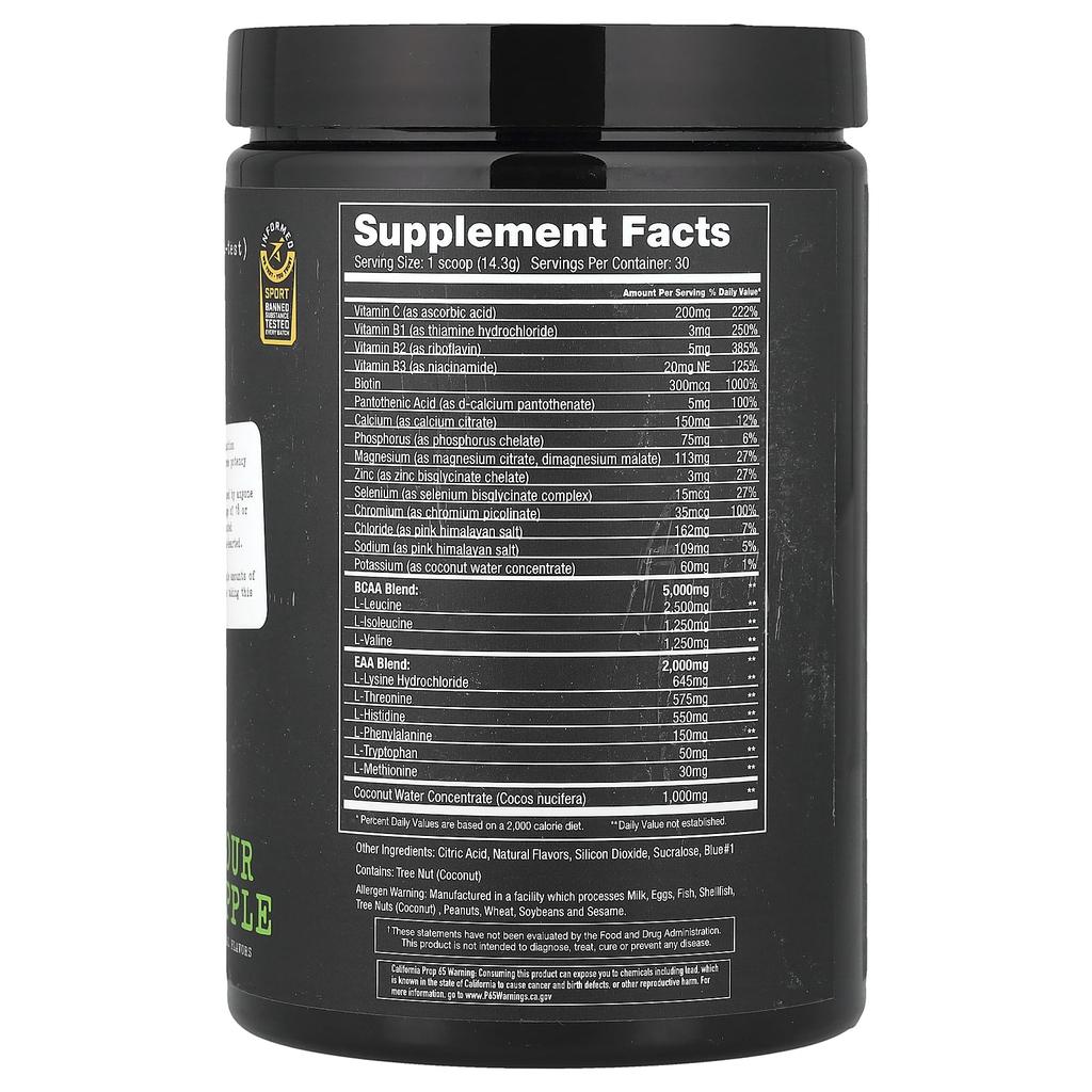 Project 1 Nutrition, Amino Evolution, Sour Apple, 429g (15.13oz)