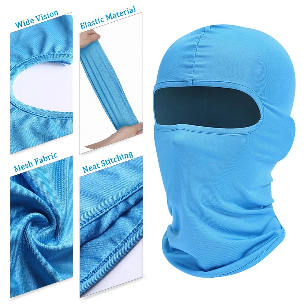 Summer Balaclava Cycling Caps Sport Full Face Cover Bicycle Motorcycle Sunscreen Windproof Dustproof Tactical Hiking Neck Gaiter