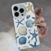 Marine Animals Sea Elements IMD Case for iPhone 17 16 15 14 13 12 11 Pro Max Air Plus Shockproof Plating Matte TPU Funda
