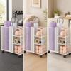 Mobile Sports Equipment Storage Cart Portable for Home Gym, Playroom