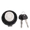 Locking Fuel Cap Cars Fuel Cover Dust Cap Diesel Trucks Replace Fuel Tank Cap with 2 Keys 310104EA10