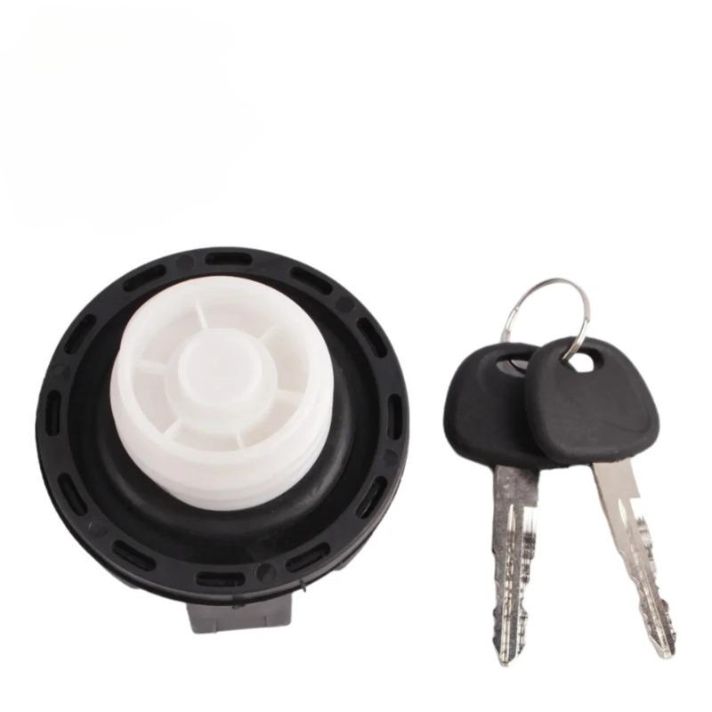 Locking Fuel Cap Cars Fuel Cover Dust Cap Diesel Trucks Replace Fuel Tank Cap with 2 Keys 310104EA10