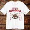 Korean Bbq Lover T Shirt Bulgogi Foodie Grill Master Food Top Jersey Vintage Designer Clothes Slightly Comfortable