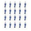 20Pcs Enamel Fish Charms Stainless Steel Fish Pendants Double-sided Striped Mini Fish Charms for DIY Jewelry Making Earring Necklace Bracelet Keychain