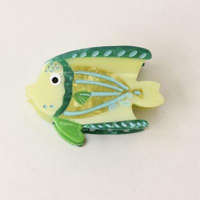 Hairpin Ocean Fish Hair Claw Acetate Acetic Acid Marine Animals Hair Clip Shark Clip Goldfish Fish Grab Clip Hair Accessories