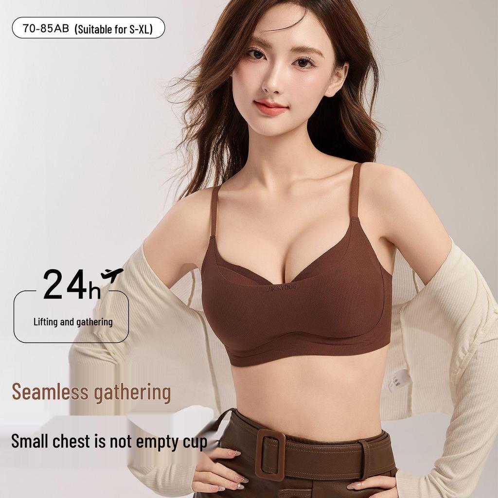 Wireless Cross-Back Bra with Side Support for Small Busts