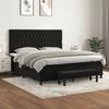 VidaXL Slat Bed Base with Mattress, Upholstered Bed, Double Bed, Adult Bedroom Interior Bed, Modern, 3138039