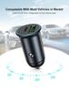 60W Mini PD USB-C Car Charger for Apple & Huawei with QC3.0 Compatibility